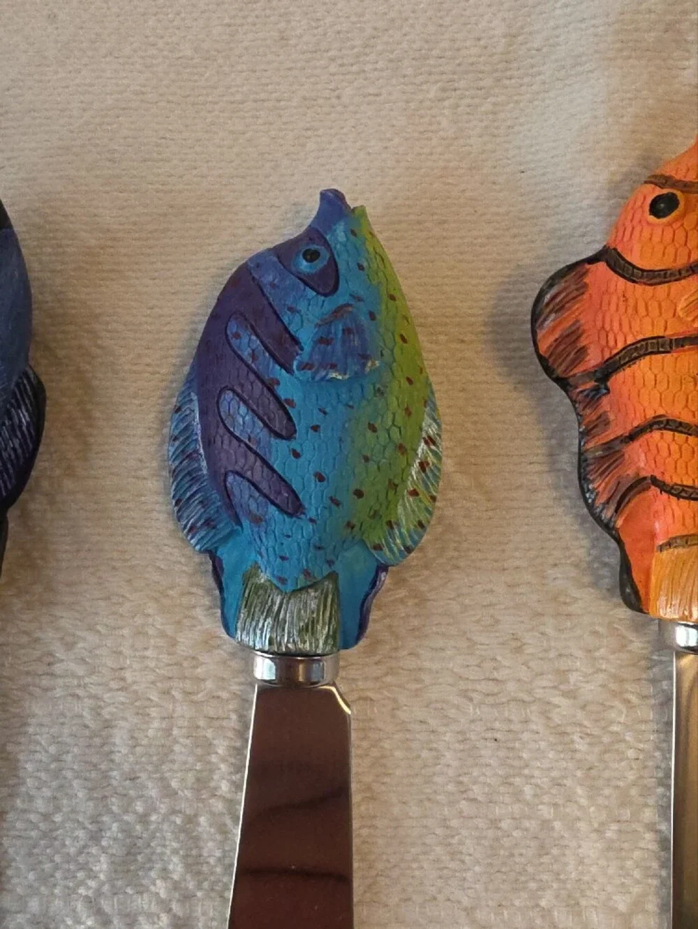 Colorful Cheese Spreader Set - Multicolor Handles